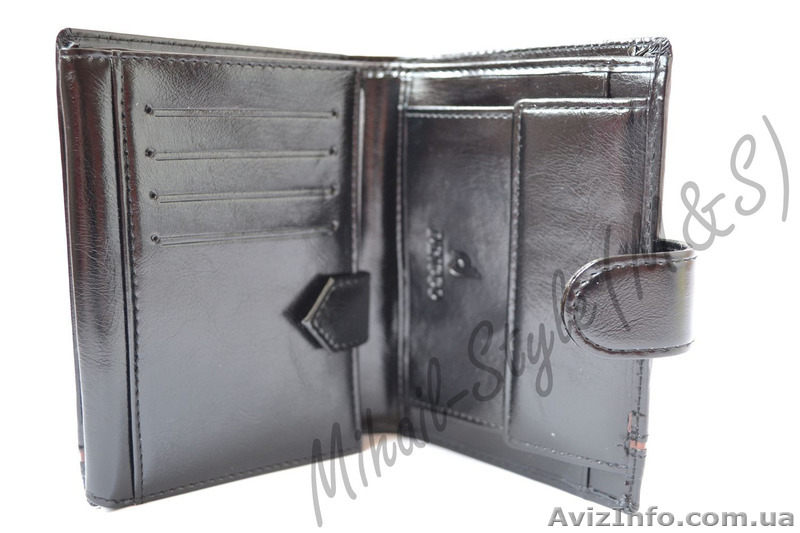 Стильное кожаное мужское портмоне Dingo на кнопке - <ro>Изображение</ro><ru>Изображение</ru> #3, <ru>Объявление</ru> #1294151