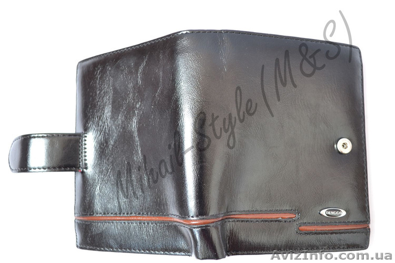 Стильное кожаное мужское портмоне Dingo на кнопке - <ro>Изображение</ro><ru>Изображение</ru> #8, <ru>Объявление</ru> #1294151