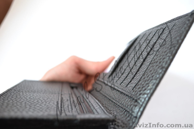 Чёрный мужской кошелёк-визитница F. Gram Leather  - <ro>Изображение</ro><ru>Изображение</ru> #3, <ru>Объявление</ru> #1294155