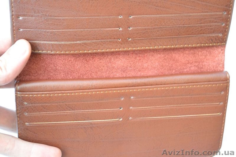 Кожаный мужской кошелёк-визитница DAIQISI с множеством отделов - <ro>Изображение</ro><ru>Изображение</ru> #5, <ru>Объявление</ru> #1294192