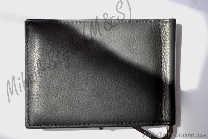 Кожаный чёрный зажим для купюр Monice с множеством отделов - <ro>Изображение</ro><ru>Изображение</ru> #6, <ru>Объявление</ru> #1294129