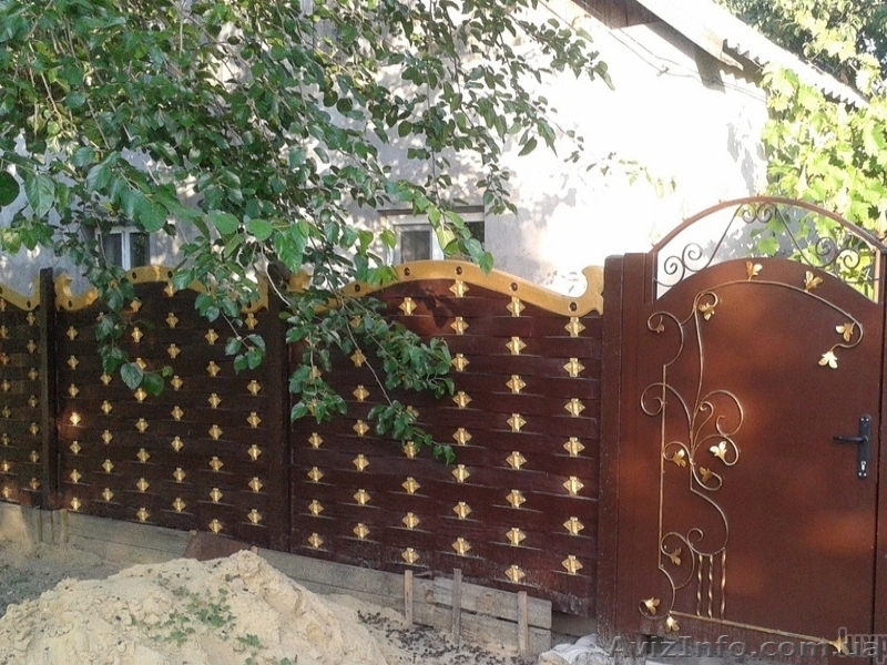 Еврозаборы кованные ворота - <ro>Изображение</ro><ru>Изображение</ru> #4, <ru>Объявление</ru> #1330938