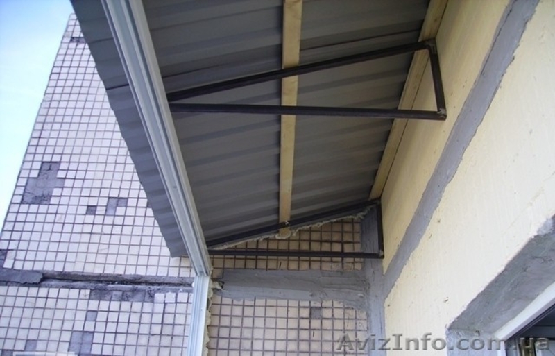 Крыши балконов. Ремонт и кровля  - <ro>Изображение</ro><ru>Изображение</ru> #7, <ru>Объявление</ru> #1412114