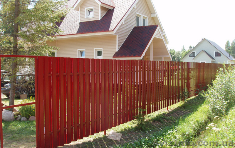 Штакет металлический. Любой цвет. Высота по индивидуальному заказу. - <ro>Изображение</ro><ru>Изображение</ru> #3, <ru>Объявление</ru> #1403110