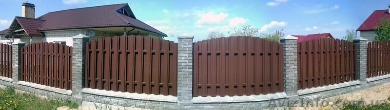 Штакет металлический. Любой цвет. Высота по индивидуальному заказу. - <ro>Изображение</ro><ru>Изображение</ru> #6, <ru>Объявление</ru> #1403110