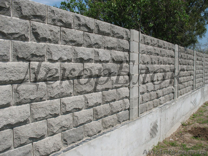 Забор из шлакоблока цена  - <ro>Изображение</ro><ru>Изображение</ru> #3, <ru>Объявление</ru> #1449207