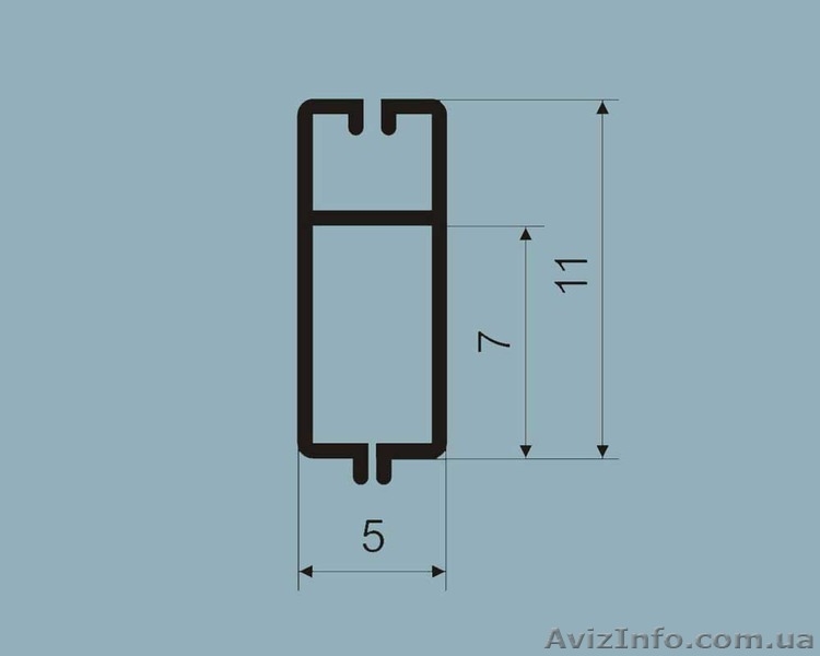 Планки для плакатов и календарей (профиль № 11), 1000 мм, 100 шт. - <ro>Изображение</ro><ru>Изображение</ru> #4, <ru>Объявление</ru> #1283247