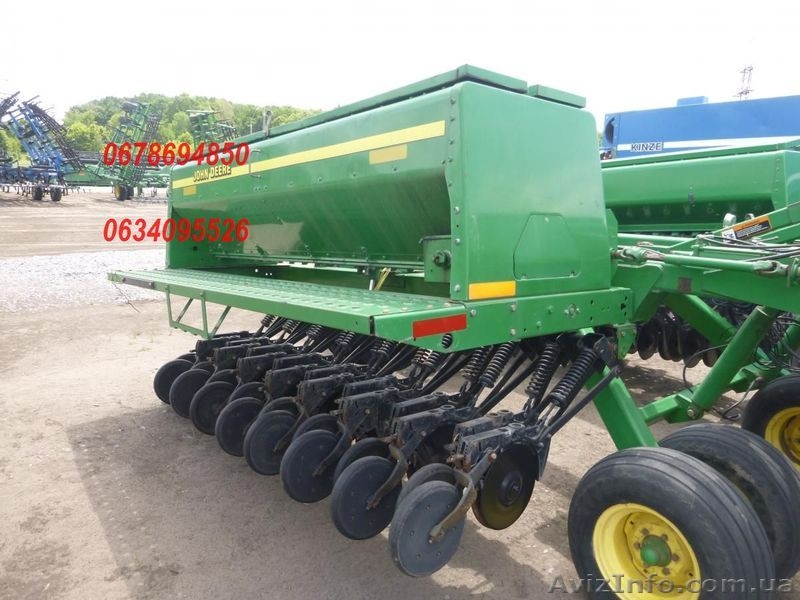 Сеялка механическая  John Deere 455  - <ro>Изображение</ro><ru>Изображение</ru> #2, <ru>Объявление</ru> #1581088