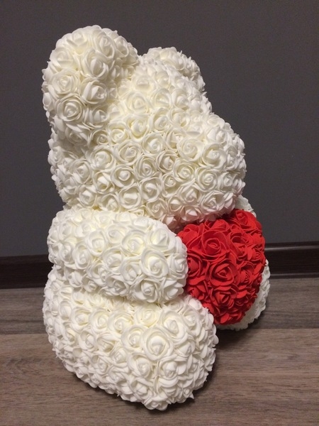 Мишка из роз+сердце - <ro>Изображение</ro><ru>Изображение</ru> #5, <ru>Объявление</ru> #1646357