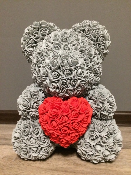 Мишка из роз+сердце - <ro>Изображение</ro><ru>Изображение</ru> #4, <ru>Объявление</ru> #1646357