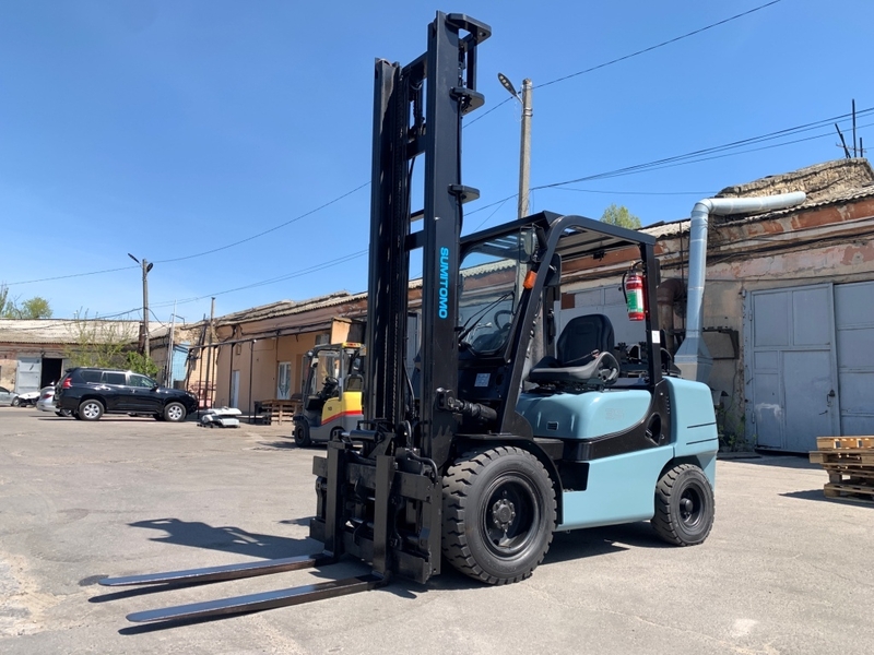 Вилочний автонавантажувач Sumitomo (Mazda), на 3.5 тонни та щоглою 5 метрів - <ro>Изображение</ro><ru>Изображение</ru> #2, <ru>Объявление</ru> #1749036